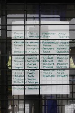 Student name list school Stock Photos