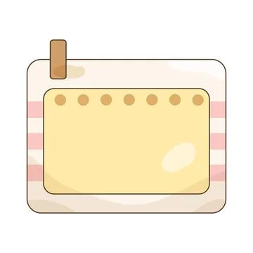 Student name tag Stock Illustration