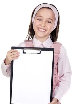 Student with notepad Stock Photos