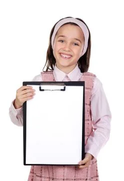 Student with notepad Stock Photos