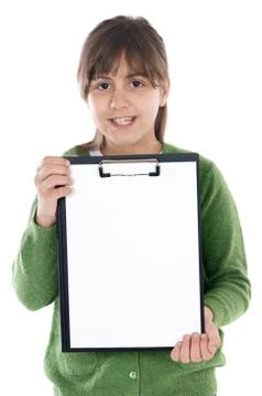 Student with notepad Stock Photos