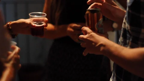 Student party Stock Footage 124340972