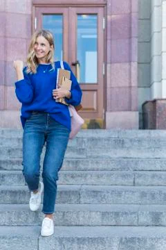 Student passed the exam Stock Photos