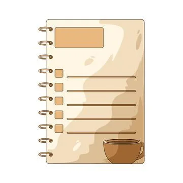 Student planner illustration Stock Illustration