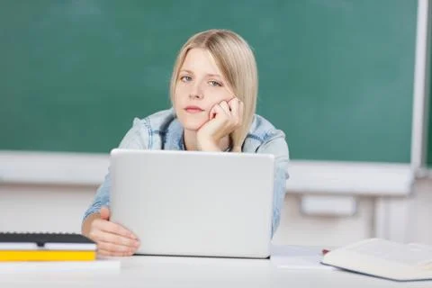 Student with problem Stock Photos