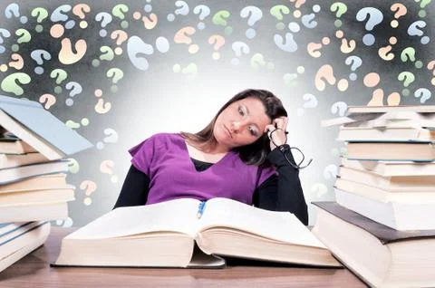 Student problems Foto stock