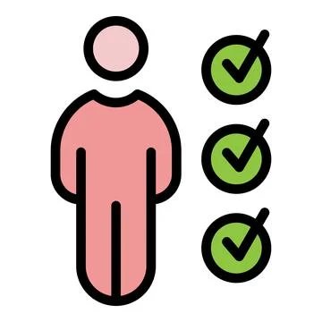 Student profile icon vector flat Stock Illustration