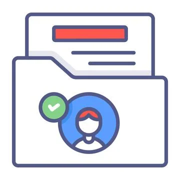 Student profile, student data, Modern concepts flat design, Premium quality.. Stock Illustration