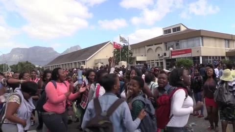 Student protest Stock Footage 160731184