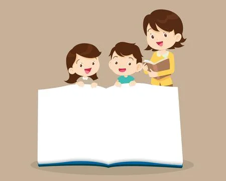 Student reading book concept 003 Stock-Illustration