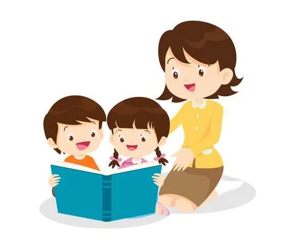 Student reading book concept 026 Stock Illustration
