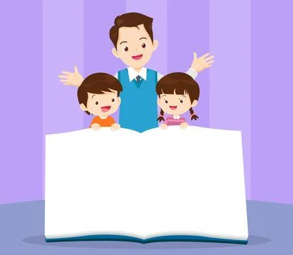 Student reading book concept 032 Stock Illustration