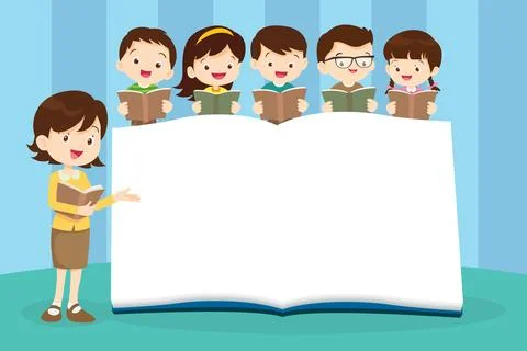 Student reading book concept 038 Illustrazione stock