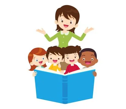 Student reading book concept 044 Stock Illustration