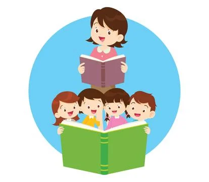 Student reading book concept 045 Stock Illustration
