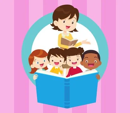 Student reading book concept 052 Stock Illustration