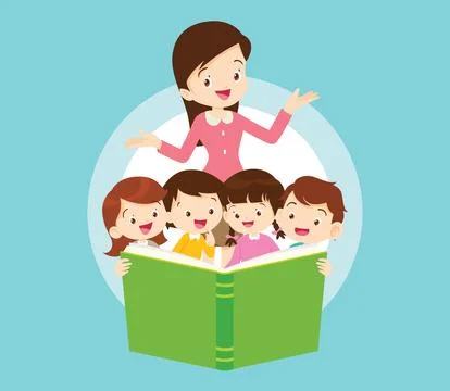 Student reading book concept 056 Stock Illustration