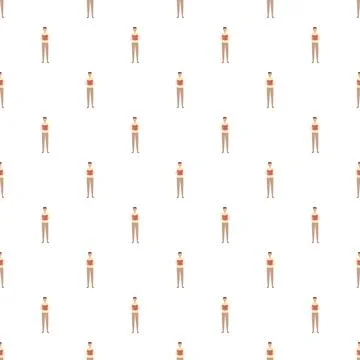 Student reading book seamless pattern Stock Illustration