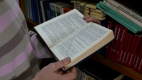 Student is reading Stock Footage 86565879