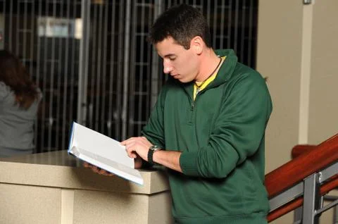 Student Reading Stock Photos