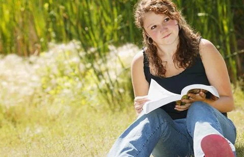 Student Reading Stock Photos