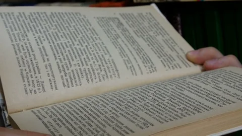 Student is reading in the university library Stock Footage 86565273