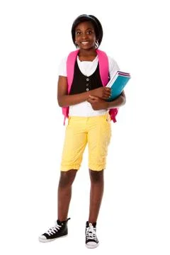 Student ready for school Stock Photos