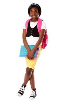 Student ready for school Stock Photos