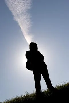 Student Silhouette Stock Photos