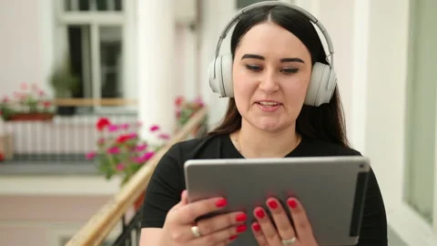 Student smiling, chatting with each other, using gadget, tablet for work office Stock Footage 138295708