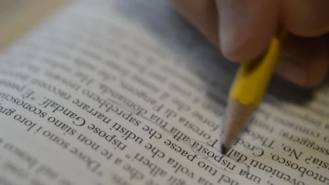 Student study a literature book for school. learning for university college. Vidéo 224529505