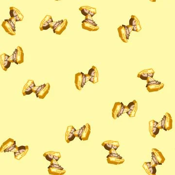 Student support online learning platform isometric icon seamless pattern Stock Illustration