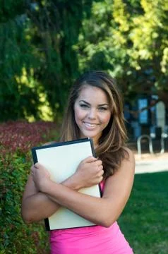 Student with textbook Stock Photos