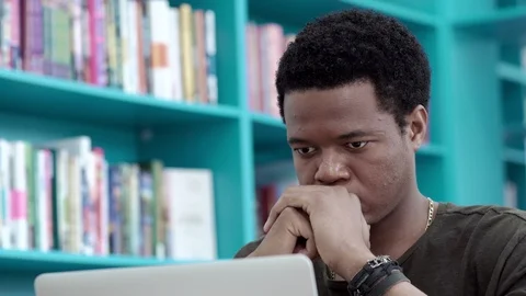 Student thinking over task Stock Footage 91727960