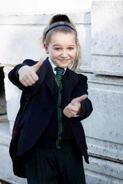 Student thumbs up Stock Photos