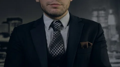 A student in a tie opens a textbook Stock Footage 89366610