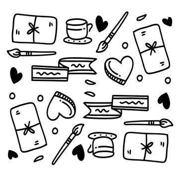 Student tools set bundle vector design Stock-Illustration