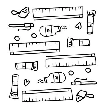 Student tools set bundle vector design Stock Illustration