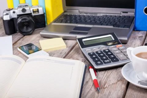 Student  top view desk Stock Photos