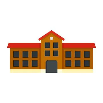Student university icon flat isolated vector イラスト素材