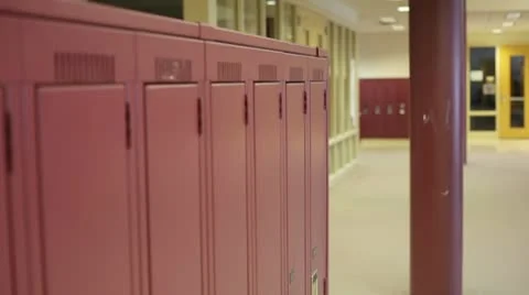 Student visiting locker Stock-Footage 10758253