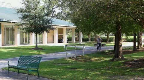 Student Walking On Campus Vidéo 12310138