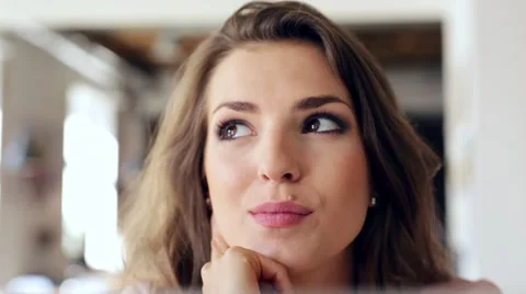 Student working on laptop at cafe Stock Footage 54025982