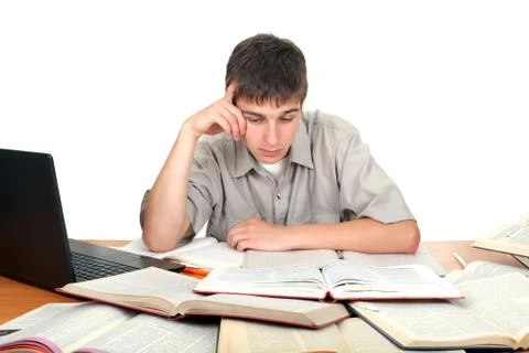 Student working Stock Photos