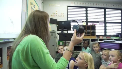 Students and Teacher in classroom Steadicam Shot 6 Video stock 74862007