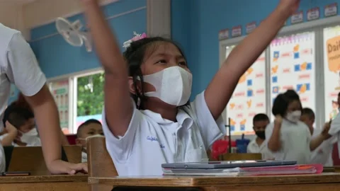 Students are going to be happy Stock Footage 192580753