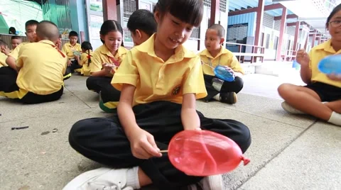 Students are learning Science. in Activity science Day. Stock Footage 54689312