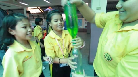 Students are learning Science. in Activity science Day. Stock Footage 54719091