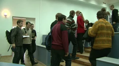 Students in the audience Stock Footage 10605067