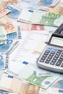 Student's budget Foto stock